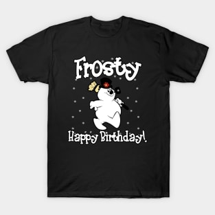 Happy Birthday Snowman T-Shirt